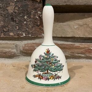 Spode Classic Christmas Tree Ceramic Christmas Hand Bell